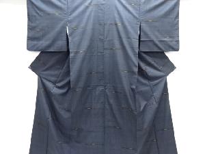 抽象模様織り出し本場泥大島紬着物(5マルキ)